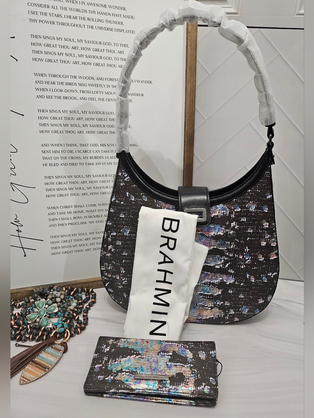 **Brahmin Fallon + Ady Wallet Multi Spectacle NWT Set** - Picture 5 of 10